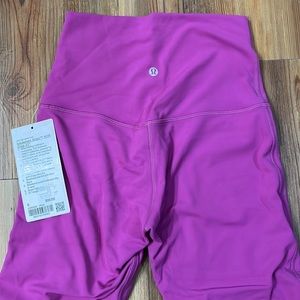 Lululemon align crop 21” VPLM (pink/purple)